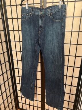 Tommy Hilfiger Men’s Straight-Leg Dark Blue Jeans
